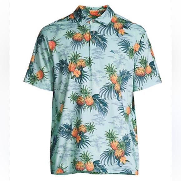 Tommy Bahama Island zone Palm Desert Pina Isle Polo Shirt NWT Large - Picture 2 of 6